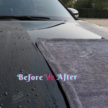 High Quality 800gsm 1000gsm 60*90cm Drying Towel Car 1200 Gsm Car Drying Towel 1400gsm Twisted Loop Drying Towels