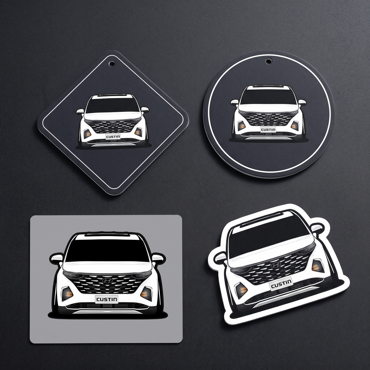20 pcs Customized Car Air Freshener Free Design Car Accessories Aromatherapy Any Shape Any Picture Can Be Customized Advertising